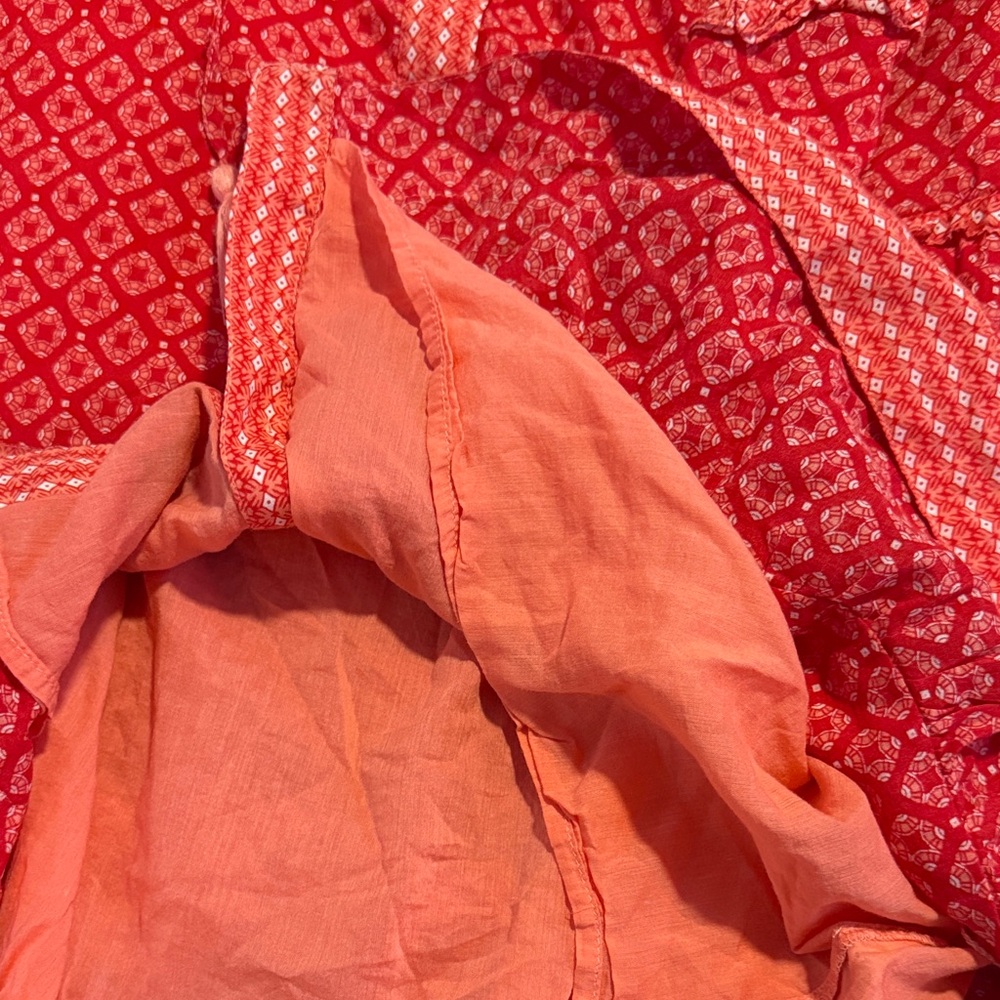 Vineyard Vines Tile Dress In Chelsea Geo Red - Picture 8 of 9